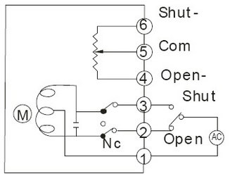 開度式電位計型